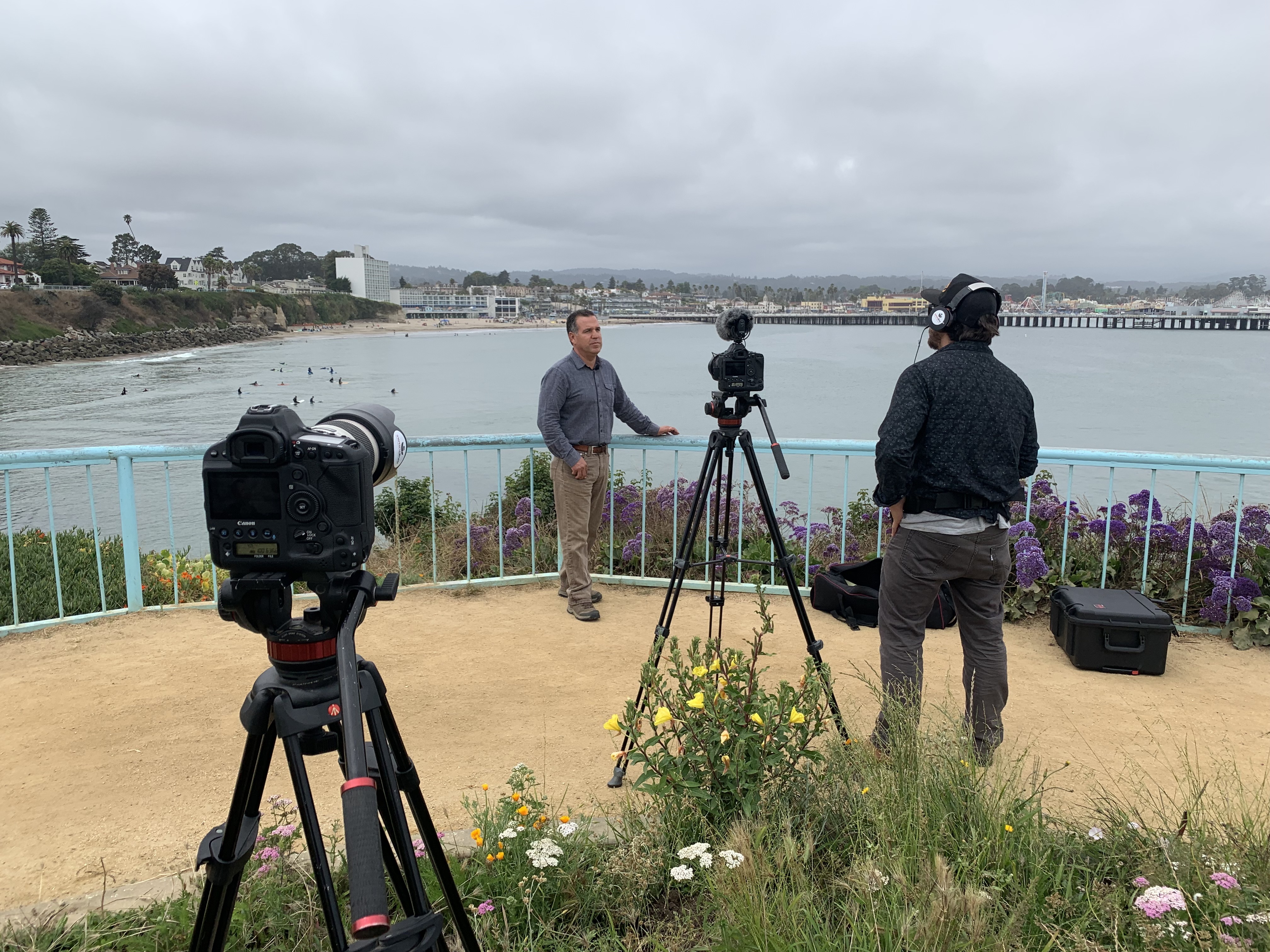 Filming Santa Cruz Joel