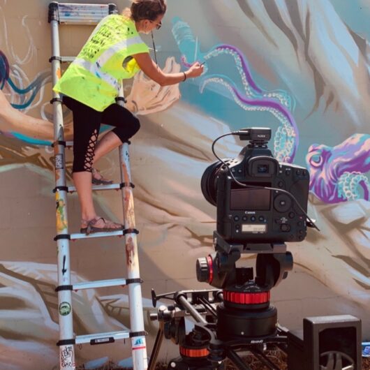 Filming Mural