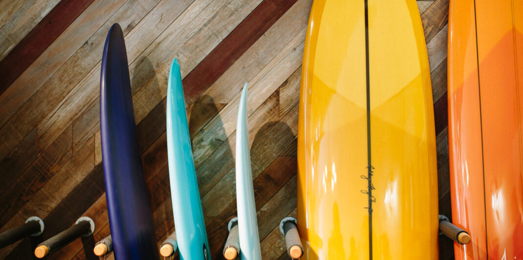Santa Cruz Surfboards at Sawyer Land & Sea Supply